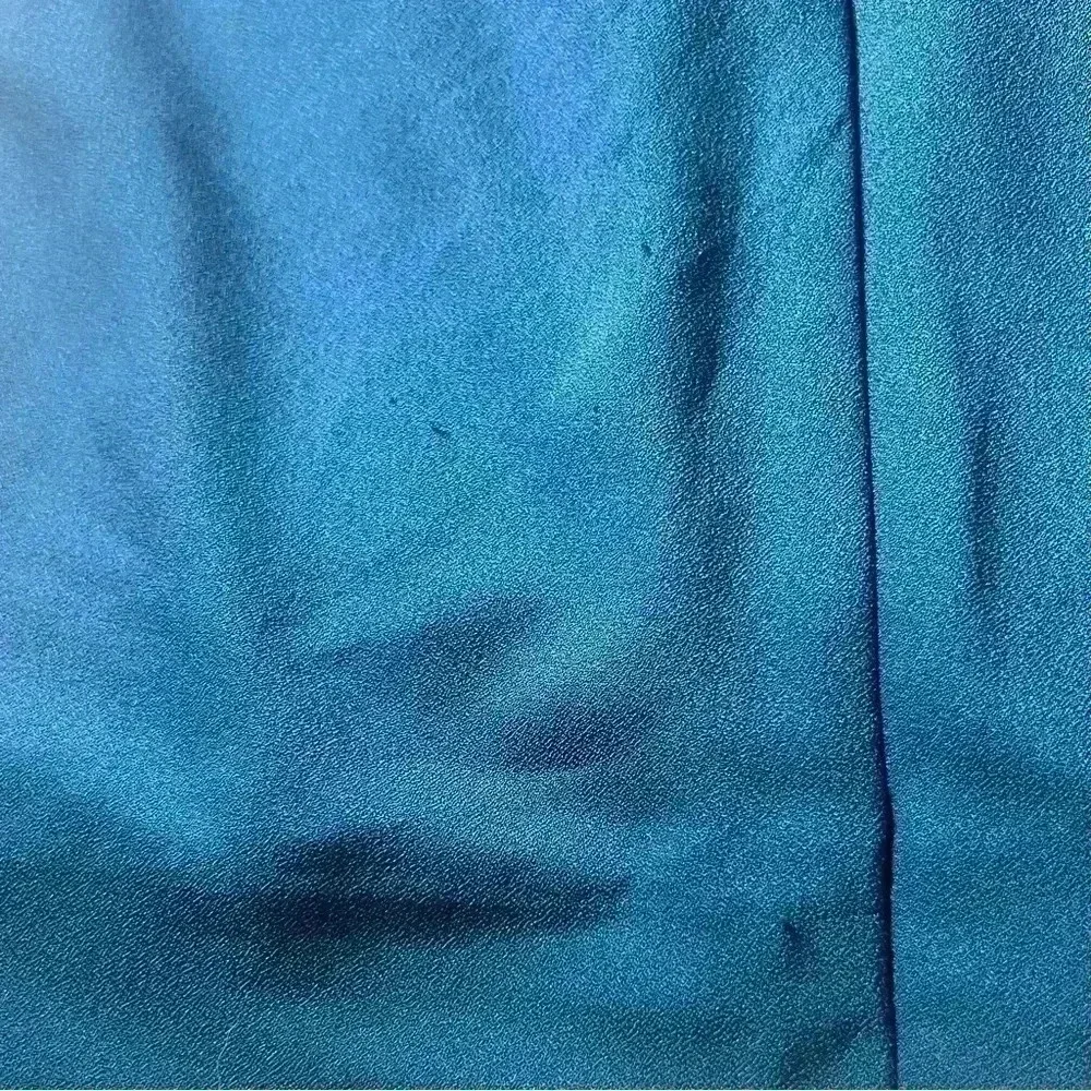 Dress The Population Blue One Shoulder Peacock Teal Blue Dress - Picture 5 of 12